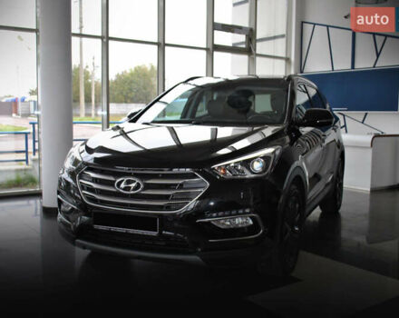 Черный Хендай Санта Фе, объемом двигателя 2.2 л и пробегом 130 тыс. км за 23500 $, фото 2 на Automoto.ua