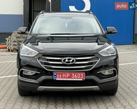Черный Хендай Санта Фе, объемом двигателя 2.2 л и пробегом 190 тыс. км за 21650 $, фото 1 на Automoto.ua