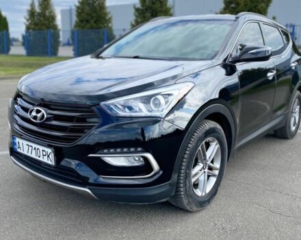 Черный Хендай Санта Фе, объемом двигателя 2.4 л и пробегом 220 тыс. км за 15600 $, фото 1 на Automoto.ua