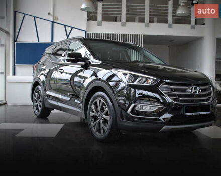 Черный Хендай Санта Фе, объемом двигателя 2.2 л и пробегом 130 тыс. км за 23500 $, фото 5 на Automoto.ua