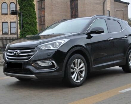 Черный Хендай Санта Фе, объемом двигателя 2 л и пробегом 100 тыс. км за 8300 $, фото 6 на Automoto.ua