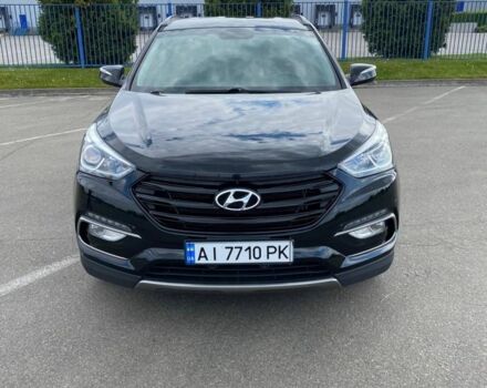 Черный Хендай Санта Фе, объемом двигателя 2.4 л и пробегом 220 тыс. км за 15600 $, фото 4 на Automoto.ua
