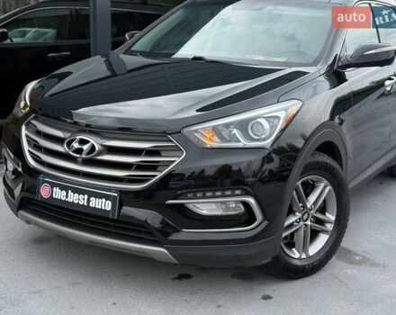 Черный Хендай Санта Фе, объемом двигателя 2.4 л и пробегом 115 тыс. км за 17400 $, фото 2 на Automoto.ua