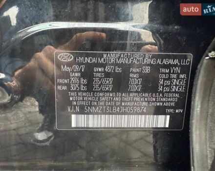 Черный Хендай Санта Фе, объемом двигателя 2.4 л и пробегом 245 тыс. км за 11200 $, фото 12 на Automoto.ua