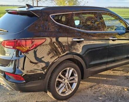 Черный Хендай Санта Фе, объемом двигателя 2.2 л и пробегом 122 тыс. км за 23500 $, фото 3 на Automoto.ua