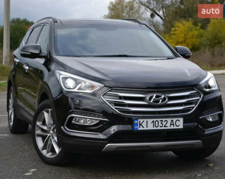 Хендай Санта Фе 2017 в Белой Церкве на Automoto.ua Черный Хендай Санта Фе, объемом двигателя 2.2 л и пробегом 122 тыс. км за 24500 $, фото 2 на Automoto.ua