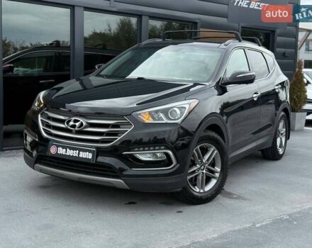 Черный Хендай Санта Фе, объемом двигателя 2.4 л и пробегом 115 тыс. км за 17400 $, фото 1 на Automoto.ua