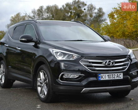 Хендай Санта Фе 2017 в Белой Церкве на Automoto.ua Черный Хендай Санта Фе, объемом двигателя 2.2 л и пробегом 122 тыс. км за 24500 $, фото 12 на Automoto.ua