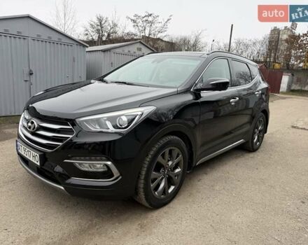 Черный Хендай Санта Фе, объемом двигателя 2 л и пробегом 8 тыс. км за 23000 $, фото 1 на Automoto.ua