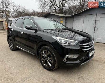 Черный Хендай Санта Фе, объемом двигателя 2 л и пробегом 8 тыс. км за 23000 $, фото 4 на Automoto.ua