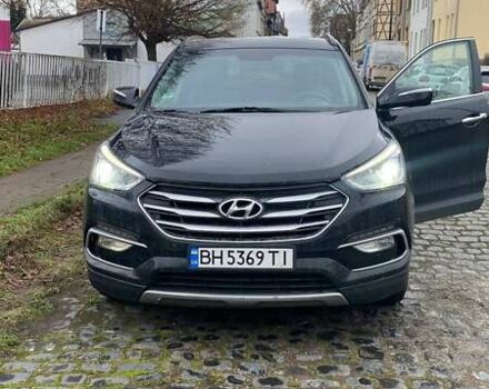 Чорний Хендай Санта Фе, об'ємом двигуна 2 л та пробігом 84 тис. км за 19446 $, фото 4 на Automoto.ua