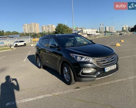 Черный Хендай Санта Фе, объемом двигателя 2.4 л и пробегом 153 тыс. км за 19200 $, фото 1 на Automoto.ua