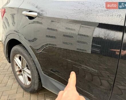 Черный Хендай Санта Фе, объемом двигателя 2.4 л и пробегом 245 тыс. км за 11200 $, фото 17 на Automoto.ua