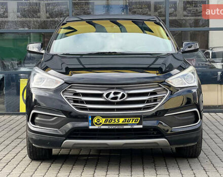 Черный Хендай Санта Фе, объемом двигателя 2.36 л и пробегом 130 тыс. км за 16300 $, фото 1 на Automoto.ua