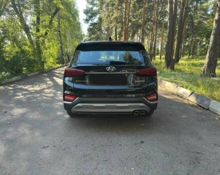 Черный Хендай Санта Фе, объемом двигателя 2 л и пробегом 120 тыс. км за 24000 $, фото 4 на Automoto.ua