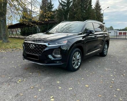 Черный Хендай Санта Фе, объемом двигателя 2.4 л и пробегом 105 тыс. км за 11200 $, фото 1 на Automoto.ua