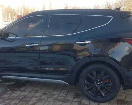 Чорний Хендай Санта Фе, об'ємом двигуна 2 л та пробігом 66 тис. км за 22800 $, фото 3 на Automoto.ua