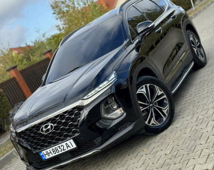 Черный Хендай Санта Фе, объемом двигателя 2 л и пробегом 104 тыс. км за 25700 $, фото 3 на Automoto.ua