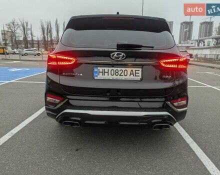 Чорний Хендай Санта Фе, об'ємом двигуна 2 л та пробігом 116 тис. км за 29700 $, фото 5 на Automoto.ua