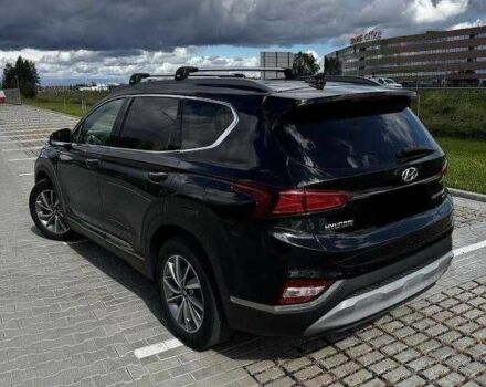 Черный Хендай Санта Фе, объемом двигателя 2.5 л и пробегом 95 тыс. км за 12700 $, фото 1 на Automoto.ua