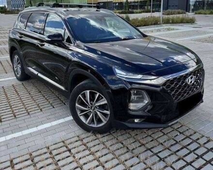 Черный Хендай Санта Фе, объемом двигателя 2.5 л и пробегом 95 тыс. км за 12700 $, фото 2 на Automoto.ua