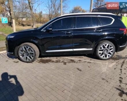 Черный Хендай Санта Фе, объемом двигателя 2.15 л и пробегом 137 тыс. км за 37950 $, фото 4 на Automoto.ua