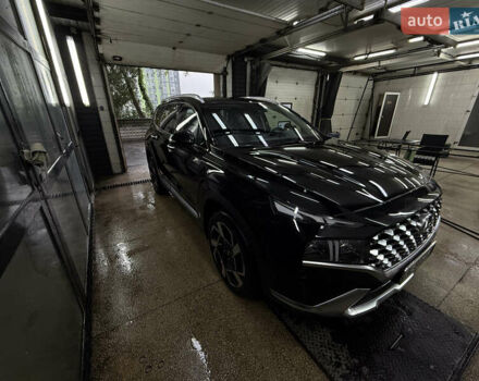 Черный Хендай Санта Фе, объемом двигателя 2.15 л и пробегом 102 тыс. км за 38000 $, фото 2 на Automoto.ua