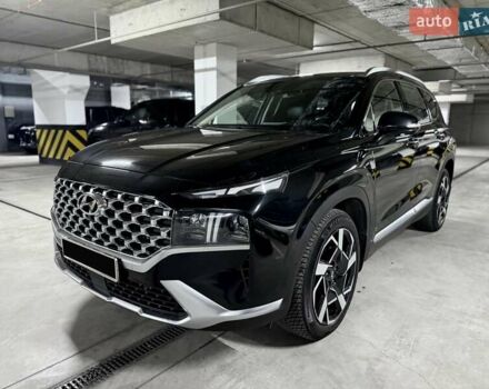 Черный Хендай Санта Фе, объемом двигателя 2.15 л и пробегом 105 тыс. км за 32500 $, фото 1 на Automoto.ua