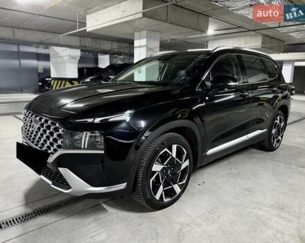 Черный Хендай Санта Фе, объемом двигателя 2.15 л и пробегом 105 тыс. км за 32500 $, фото 2 на Automoto.ua