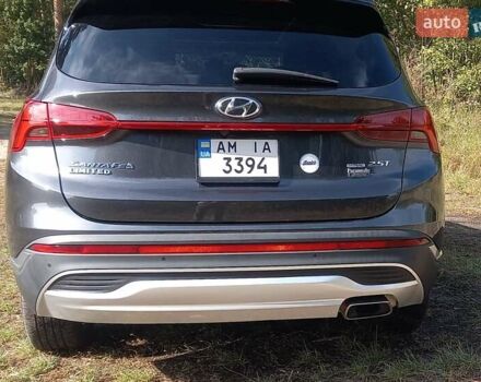 Черный Хендай Санта Фе, объемом двигателя 2.5 л и пробегом 99 тыс. км за 36000 $, фото 2 на Automoto.ua