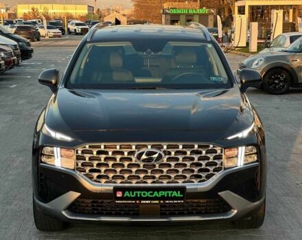 Черный Хендай Санта Фе, объемом двигателя 2.5 л и пробегом 54 тыс. км за 28990 $, фото 1 на Automoto.ua