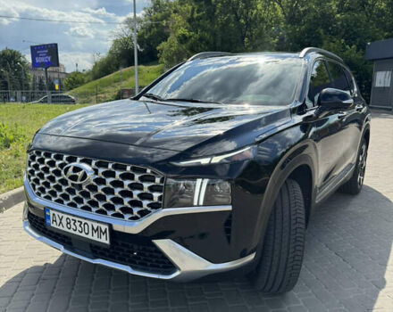 Черный Хендай Санта Фе, объемом двигателя 1.6 л и пробегом 68 тыс. км за 42000 $, фото 2 на Automoto.ua