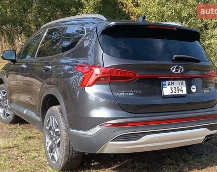 Черный Хендай Санта Фе, объемом двигателя 2.5 л и пробегом 99 тыс. км за 36000 $, фото 5 на Automoto.ua