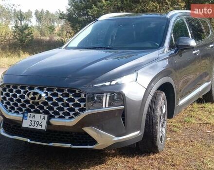 Черный Хендай Санта Фе, объемом двигателя 2.5 л и пробегом 99 тыс. км за 36000 $, фото 4 на Automoto.ua