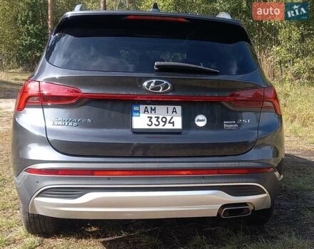 Черный Хендай Санта Фе, объемом двигателя 2.5 л и пробегом 99 тыс. км за 36000 $, фото 3 на Automoto.ua
