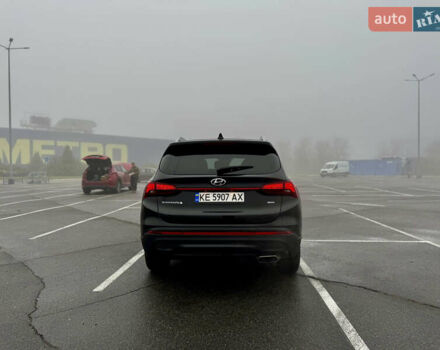 Черный Хендай Санта Фе, объемом двигателя 2.5 л и пробегом 101 тыс. км за 31500 $, фото 6 на Automoto.ua