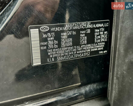 Черный Хендай Санта Фе, объемом двигателя 2.5 л и пробегом 101 тыс. км за 31500 $, фото 26 на Automoto.ua