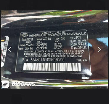 Черный Хендай Санта Фе, объемом двигателя 0 л и пробегом 15 тыс. км за 35000 $, фото 6 на Automoto.ua