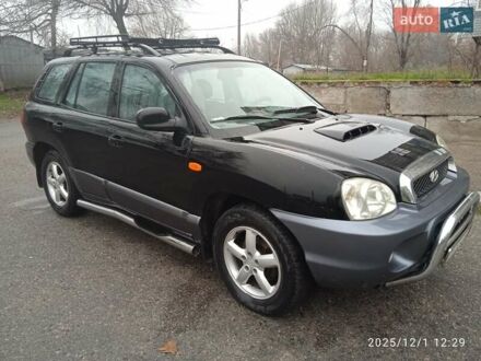 Черный Хендай Санта Фе, объемом двигателя 1.99 л и пробегом 359 тыс. км за 4500 $, фото 1 на Automoto.ua