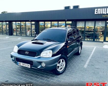 Чорний Хендай Санта Фе, об'ємом двигуна 2 л та пробігом 280 тис. км за 5600 $, фото 1 на Automoto.ua