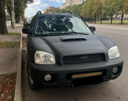 Черный Хендай Санта Фе, объемом двигателя 2 л и пробегом 446 тыс. км за 3209 $, фото 1 на Automoto.ua