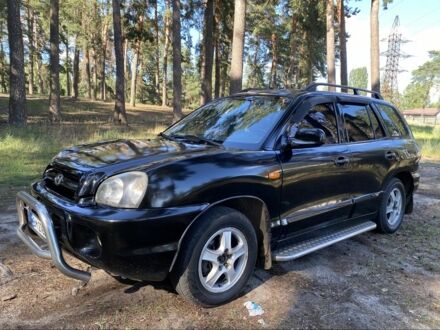 Хендай Санта Фе 2002 у Ахтырке на Automoto.ua Чорний Хендай Санта Фе, об'ємом двигуна 2 л та пробігом 265 тис. км за 4950 $, фото 1 на Automoto.ua