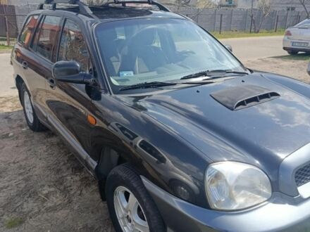 Хендай Санта Фе 2002 в Каменское - Днепродзержинск на Automoto.ua Черный Хендай Санта Фе, объемом двигателя 2 л и пробегом 290 тыс. км за 4400 $, фото 1 на Automoto.ua