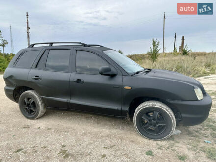 Чорний Хендай Санта Фе, об'ємом двигуна 2 л та пробігом 380 тис. км за 3800 $, фото 1 на Automoto.ua