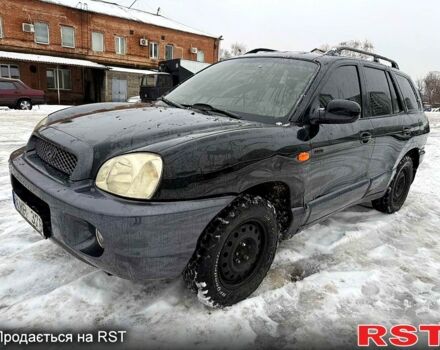 Черный Хендай Санта Фе, объемом двигателя 2 л и пробегом 266 тыс. км за 2800 $, фото 1 на Automoto.ua