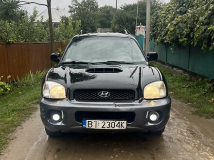 Черный Хендай Санта Фе, объемом двигателя 2 л и пробегом 271 тыс. км за 4000 $, фото 1 на Automoto.ua