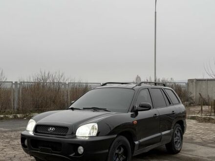 Черный Хендай Санта Фе, объемом двигателя 2 л и пробегом 300 тыс. км за 2800 $, фото 1 на Automoto.ua