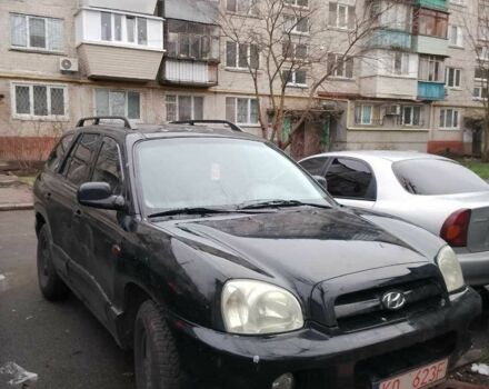 Черный Хендай Санта Фе, объемом двигателя 2.2 л и пробегом 314 тыс. км за 3547 $, фото 1 на Automoto.ua