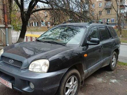 Черный Хендай Санта Фе, объемом двигателя 2.2 л и пробегом 230 тыс. км за 4800 $, фото 1 на Automoto.ua