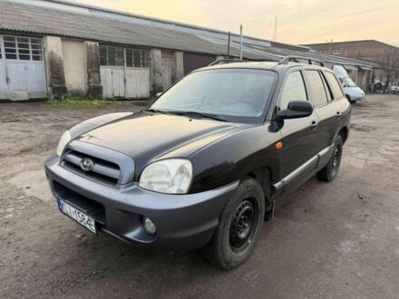 Черный Хендай Санта Фе, объемом двигателя 2 л и пробегом 283 тыс. км за 3300 $, фото 1 на Automoto.ua